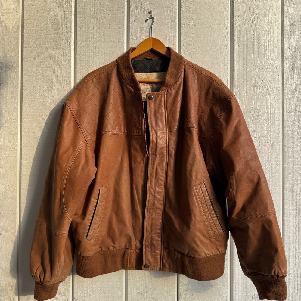 Men's Brown Leather Jacket